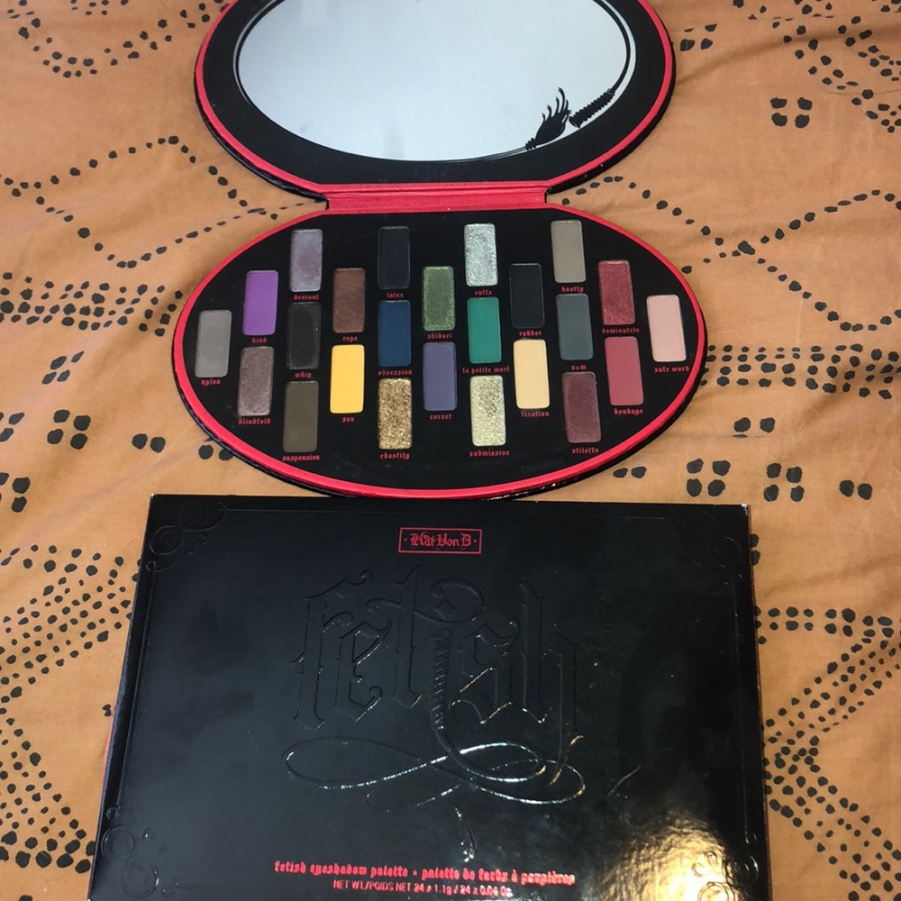 Kat Von D Fetish Palette SWATCHED ONLY